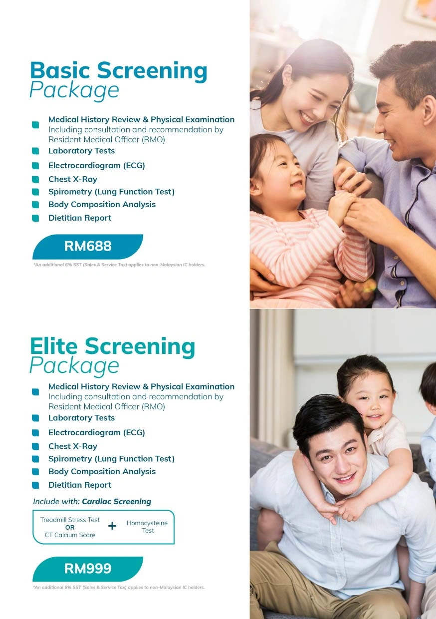 Health Screening - Gleneagles Hospital Johor - Comprehensive - Best Hospital Johor