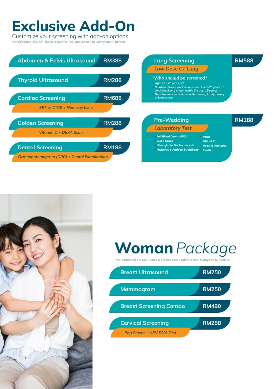 Health Screening - Gleneagles Hospital Johor - Comprehensive - Best Hospital Johor